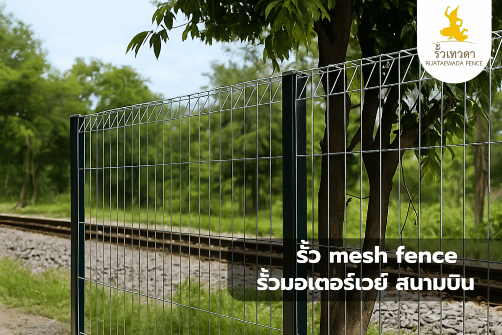 รั้ว wire mesh ระดับภาครัฐ มอเตอร์เวย์ และสนามบิน