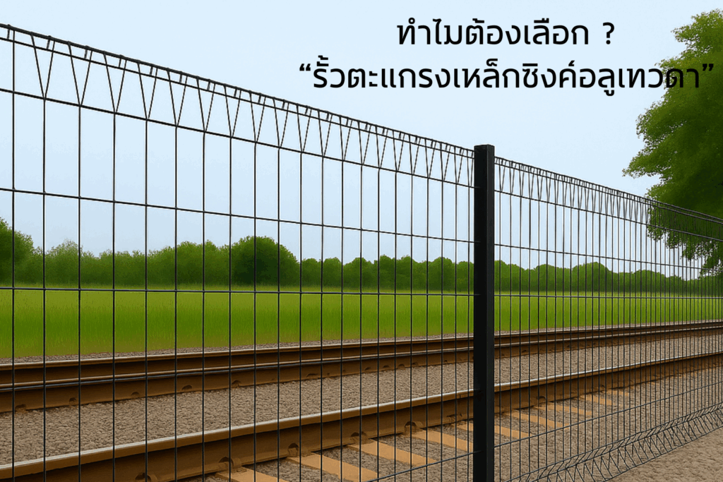 ทำไมต้องเลือกรั้วตะแกรงเหล็กซิงค์อลูเทวดา
