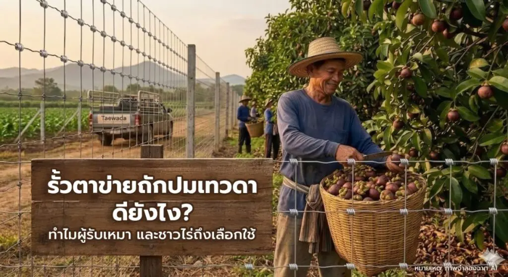 รั้วตาข่ายถักปม (Hinge Joint) รั้วเทวดา ดียังไง ทำไมผู้รับเหมาและชาวไร่ถึงเลือกใช้