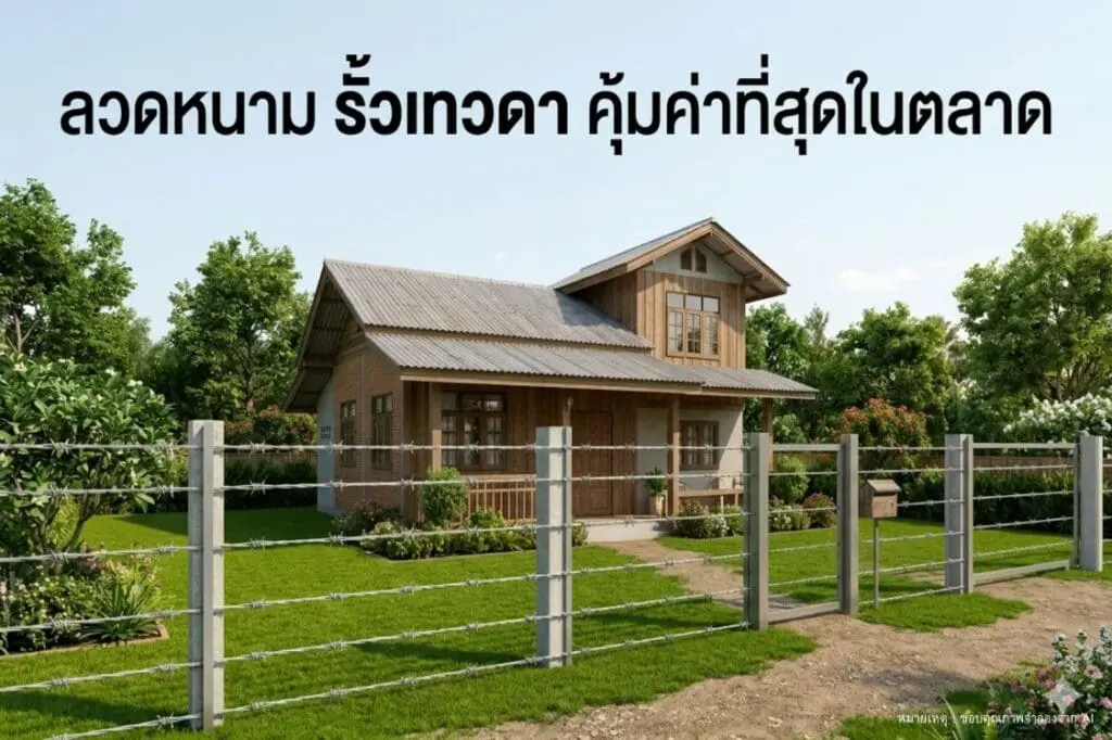 ลวดหนาม รั้วเทวดา คุ้มค่าที่สุดในตลาด