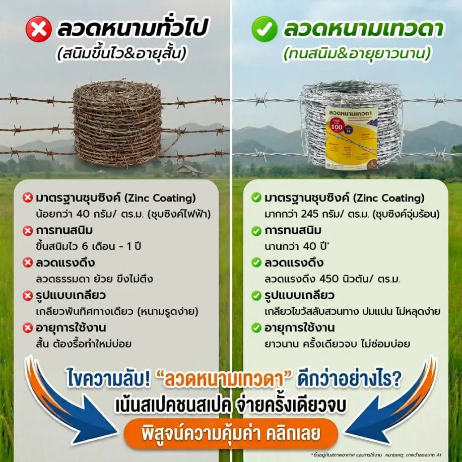 ไขความลับ! ทำไม ลวดหนามเทวดา