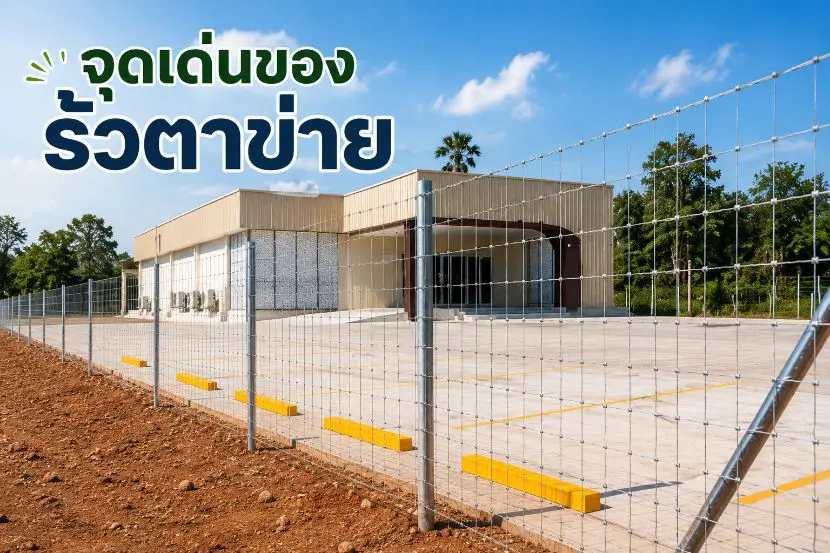 จุดเด่นของรั้วตาข่าย