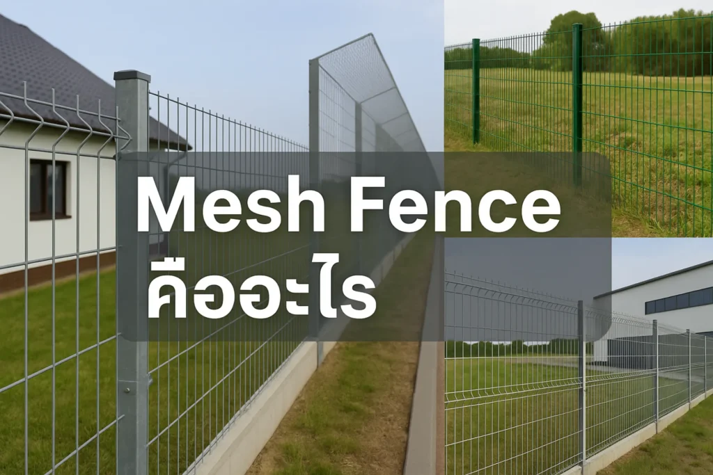 รั้วตะแกรงเหล็ก Mesh fence คืออะไร