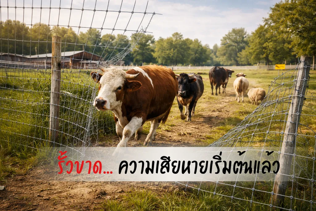 การควบคุมความเสี่ยง รั้วขาด ความเสียหายเริ่มต้นแล้ว