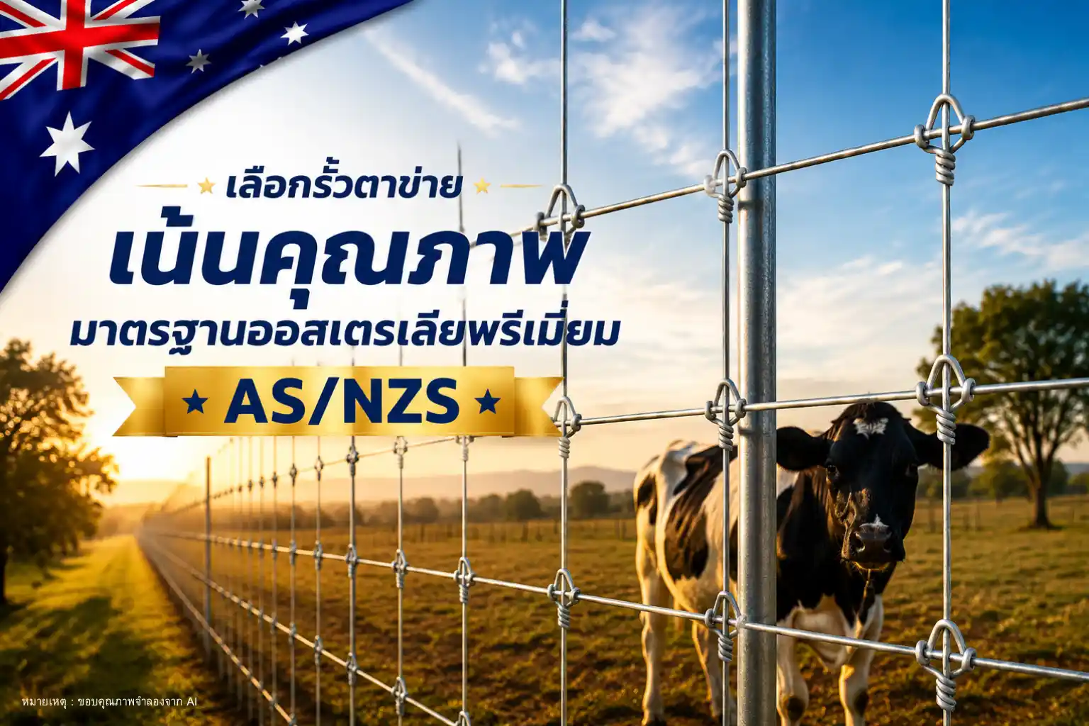 เลือกรั้วตาข่าย สำหรับ _เน้นคุณภาพมาตรฐานสากล (พรีเมียม)